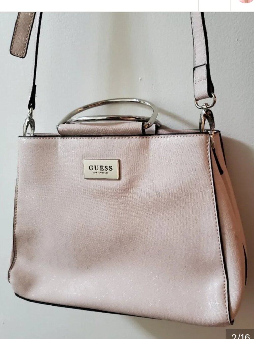 Pink GUESS Crossbody